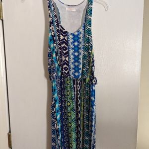 Renee C Razor Back Dress Size M
